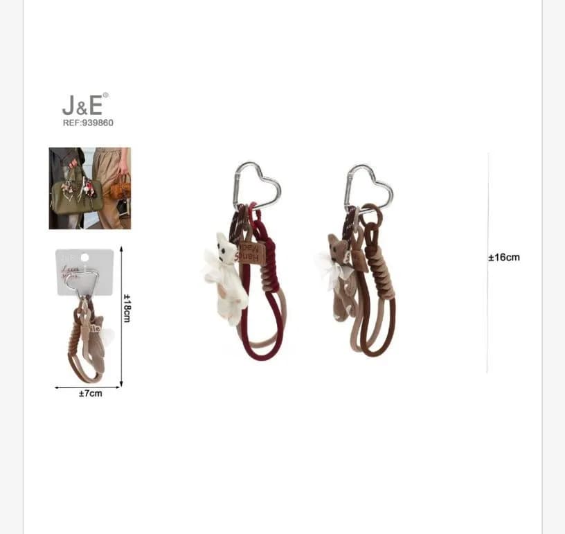 Brelok do kluczy z misiem 16 cm J&E REF:JE890