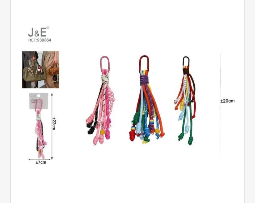 Brelok do kluczy J&E REF 98964 20cm kolorowy