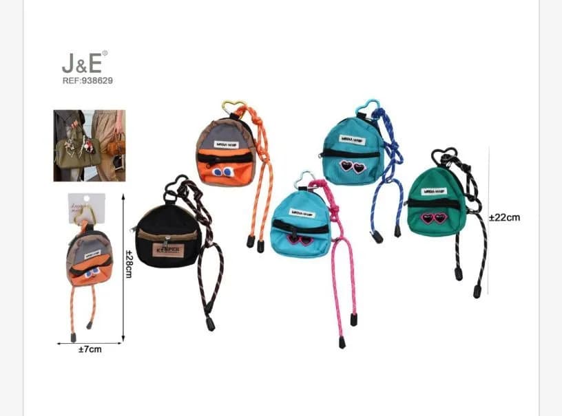 Brelok J&E Mini Plecak REF: B8629 22cm