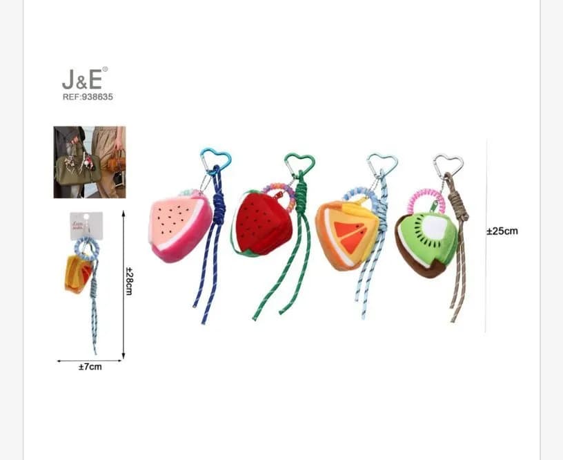 Brelok do kluczy owoce J&E REF.9885 12cm
