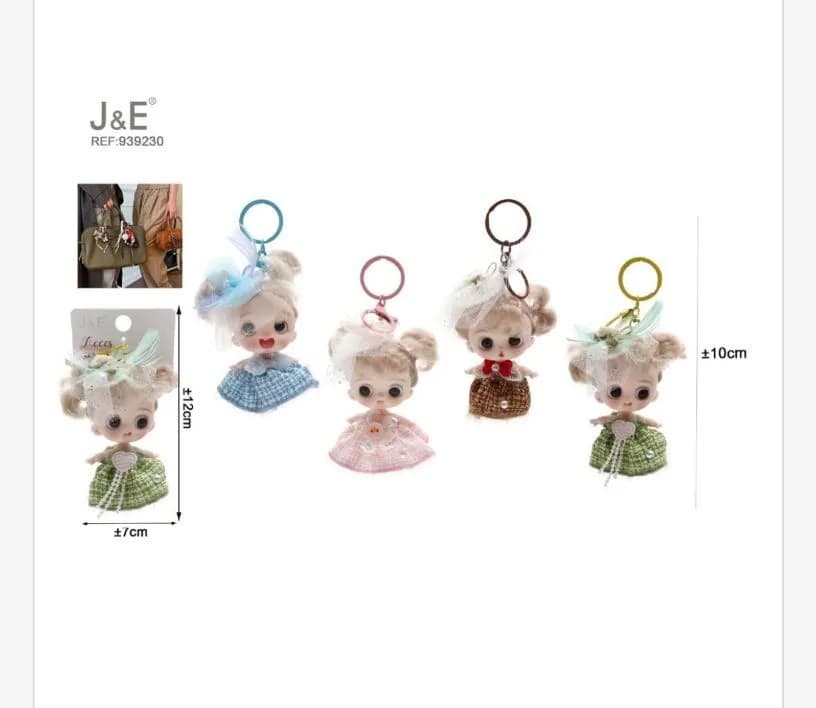 Brelok Zabawkowy Lalka 10cm J&F REF J&F2820