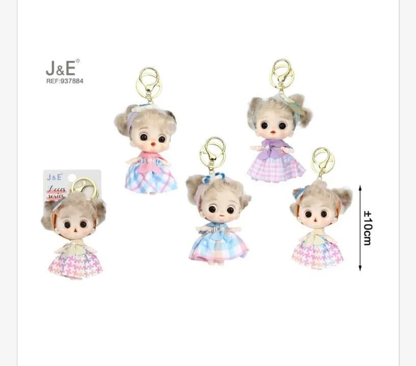 Brelok Zabawka Lalka J&E 10 cm REF:REF9784