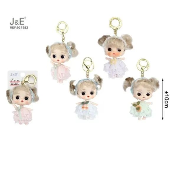 Brelok do kluczy J&E lalki pluszowe 10+ cm