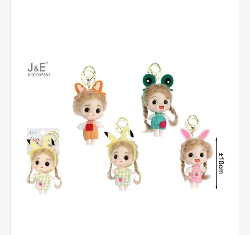 Brelok do kluczy ZABAWKI ZWIERZĘTA 10+ cm J&E