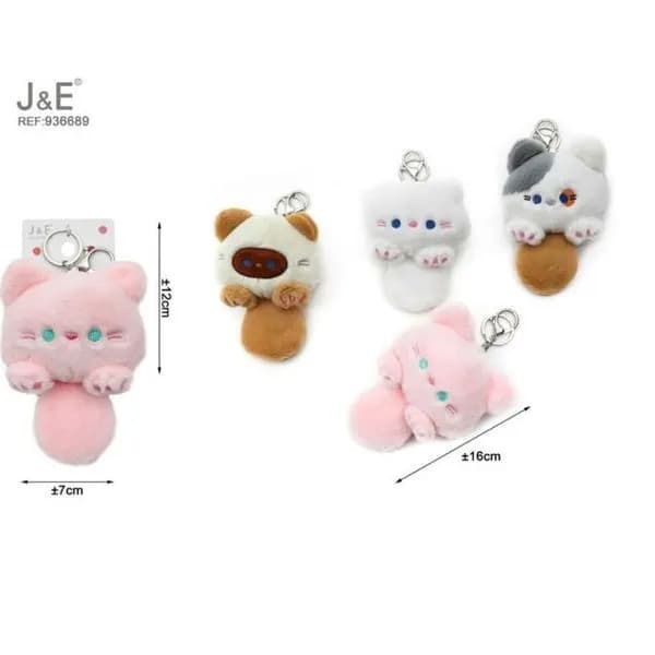 Brelok Zabawkowy Kot Plush REF JF&E 301125-413