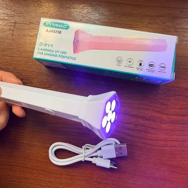 Lampa do Paznokci Ładowanie 250mah 18w 6LED
