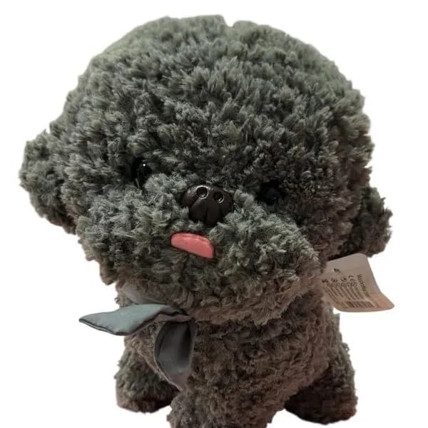 Maskotka pluszowa pies rasy Bichon szary 30226-157