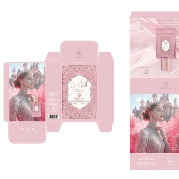 Zestaw Perfum 2x50ml różowe flakony w pudełku