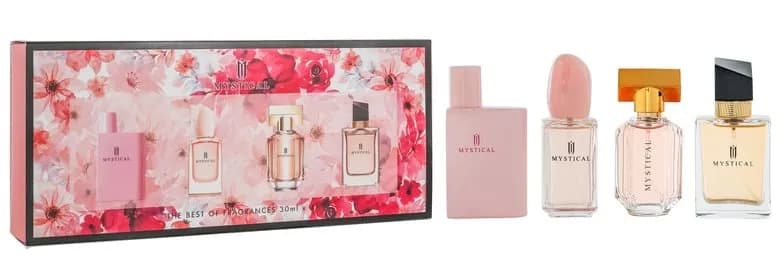 Zestaw 4 perfum Mystical Mystere w pudełku