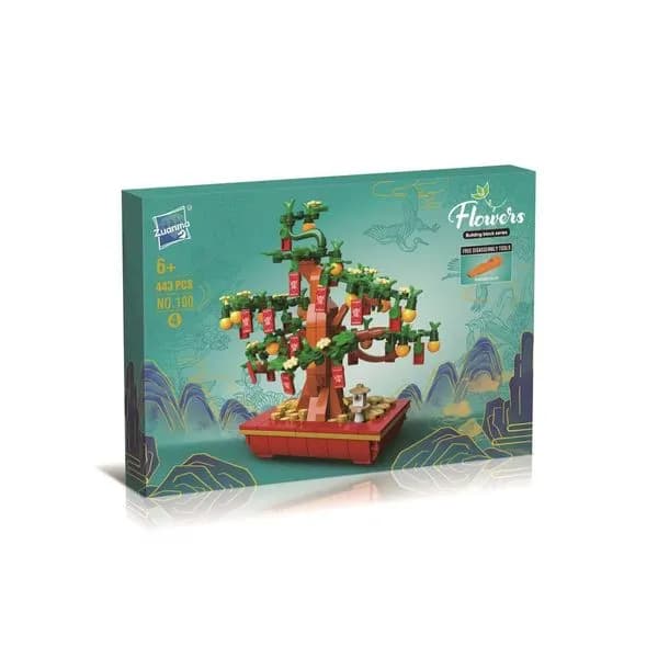 Zabawki Klocki Kwiaty