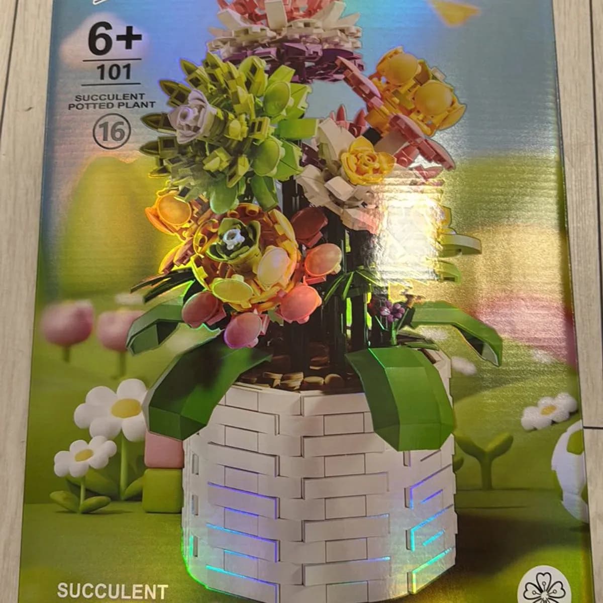 Zabawki Klocki Kwiaty