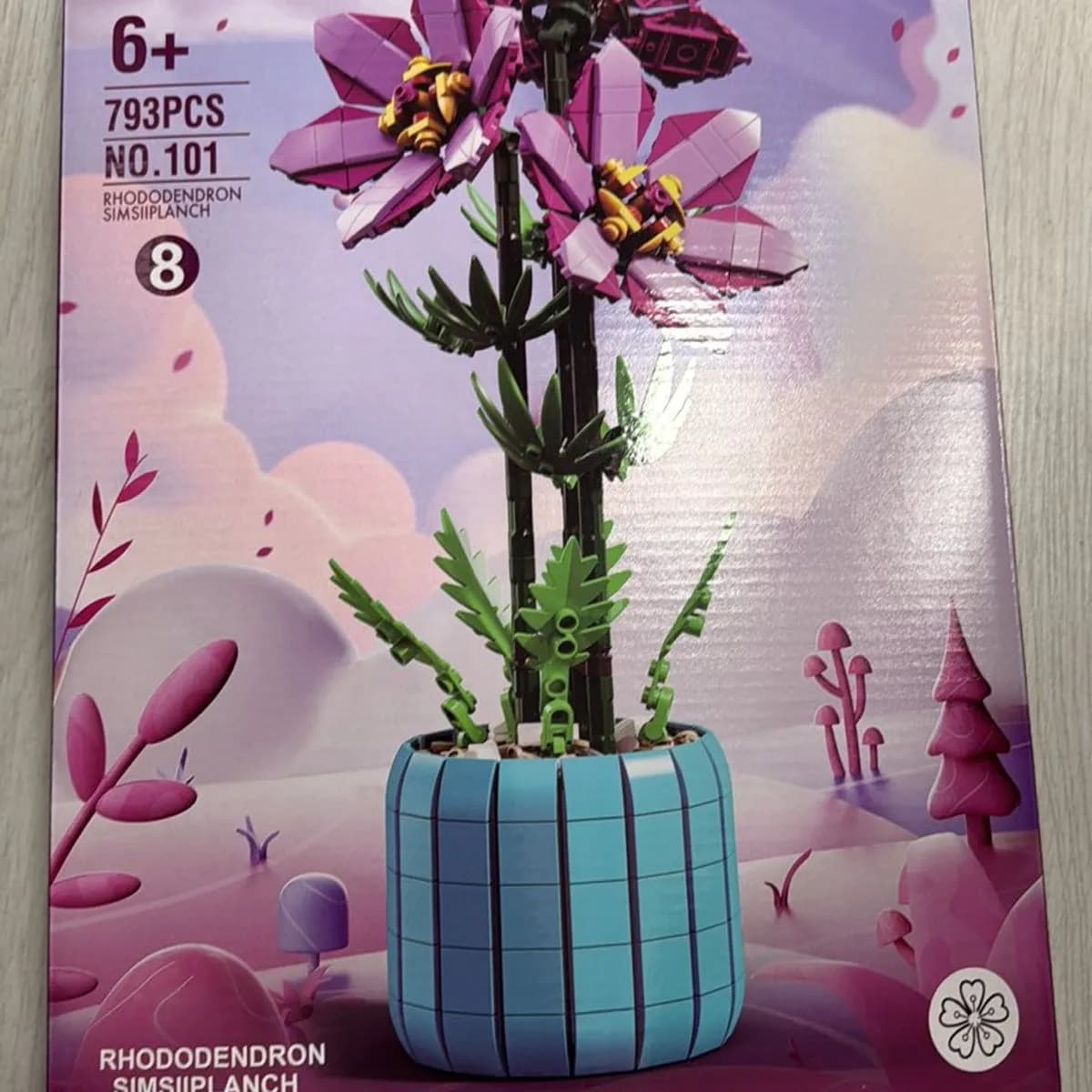 Zabawki Klocki Kwiaty