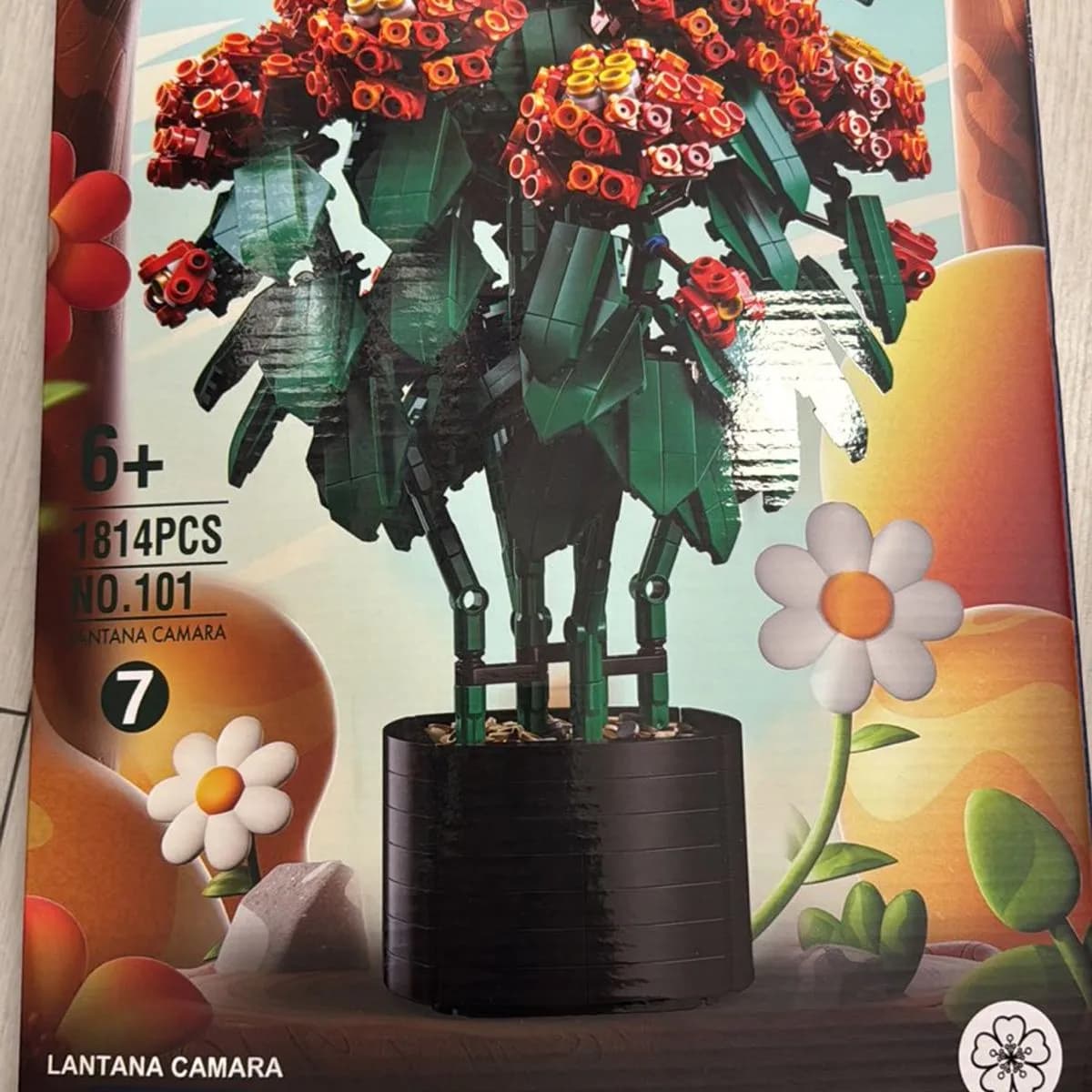 Zabawki Klocki Kwiaty