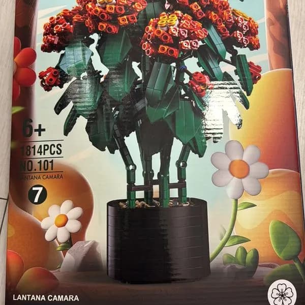 Zabawki Klocki Kwiaty