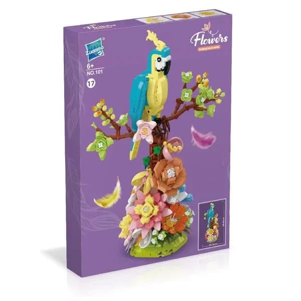 Zabawki Klocki Kwiaty