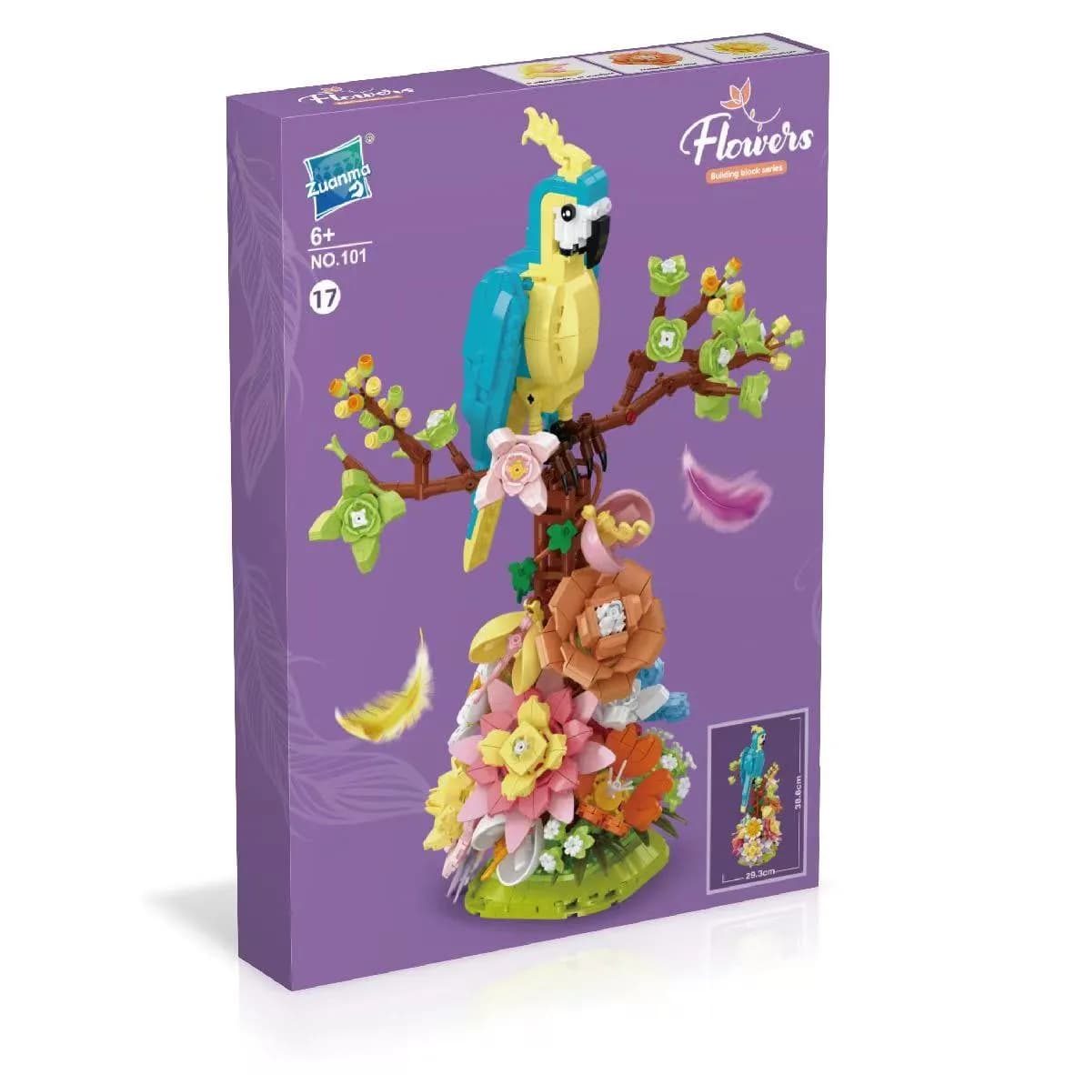 Zabawki Klocki Kwiaty