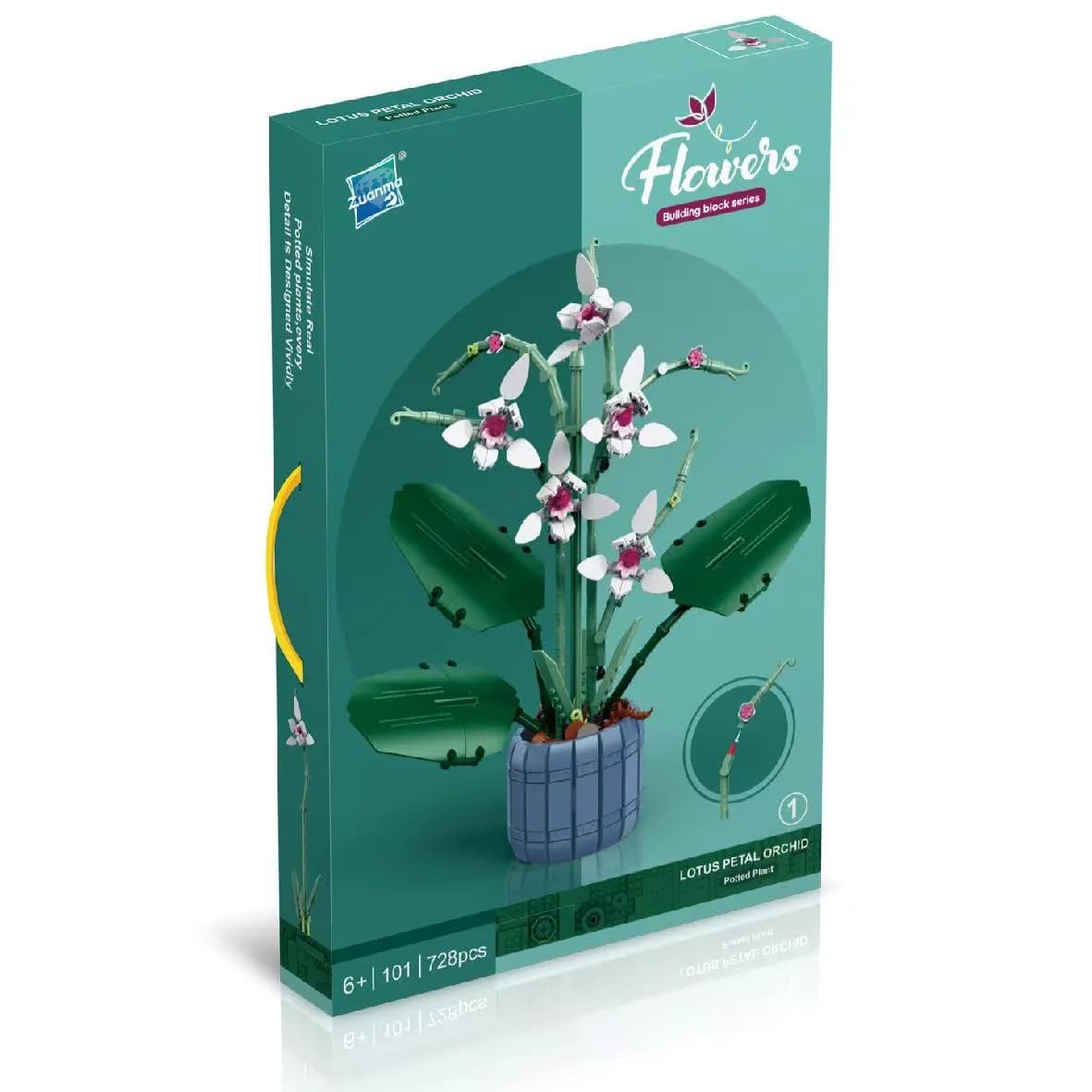 Zabawki Klocki Kwiaty