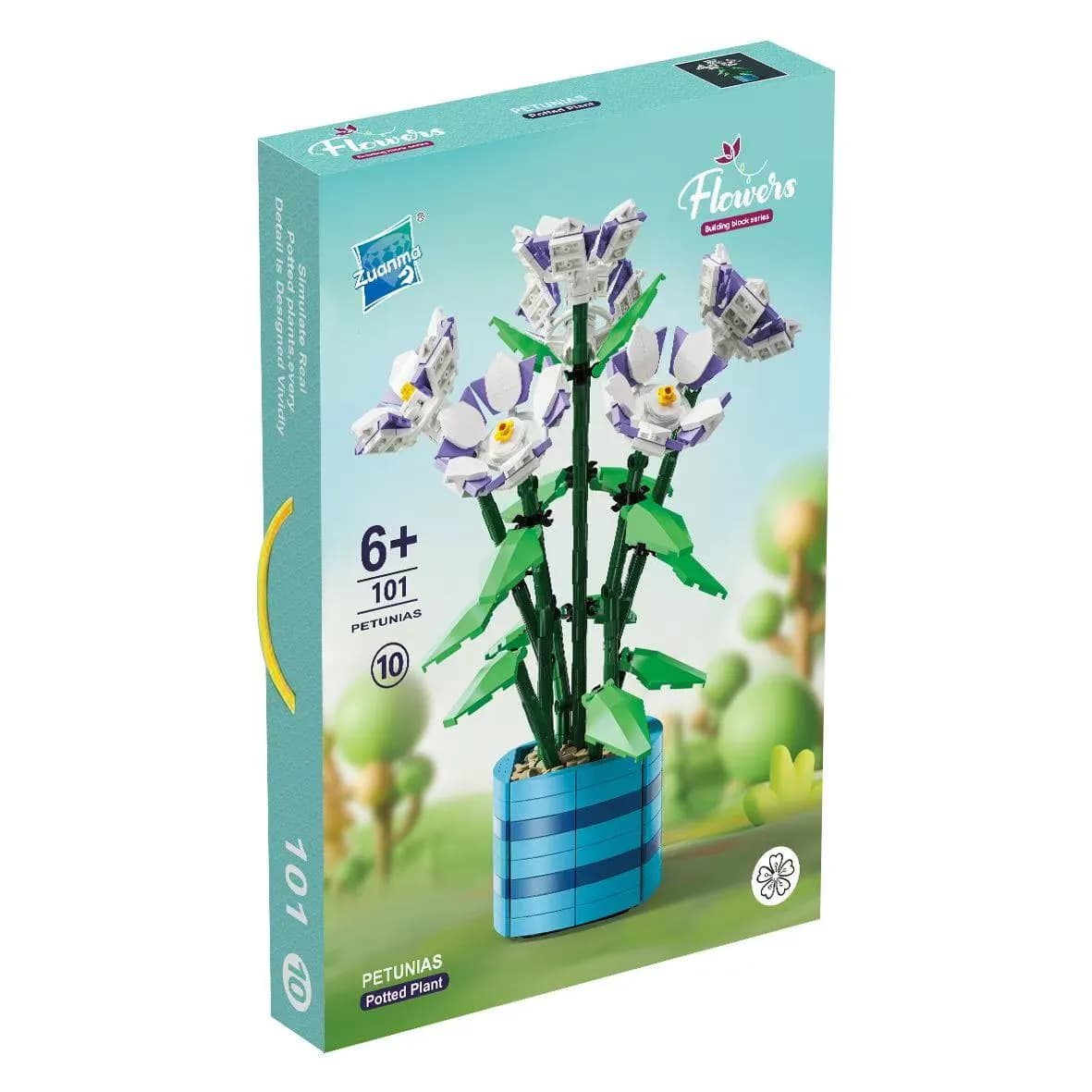 Zabawki Klocki Kwiaty