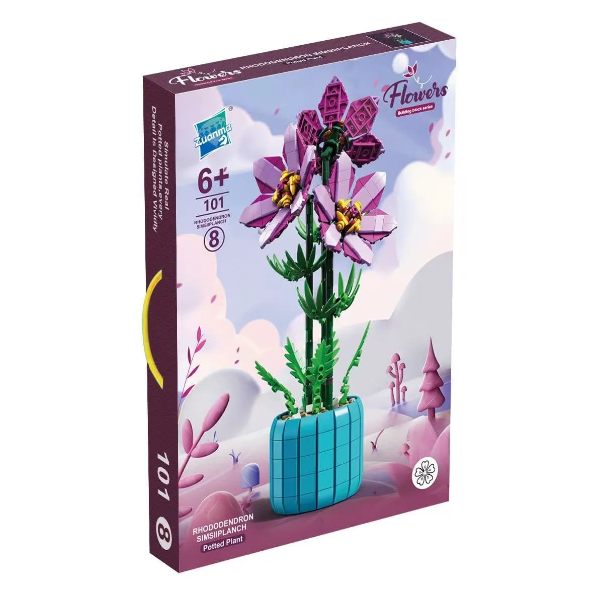 Zabawki Klocki Kwiaty