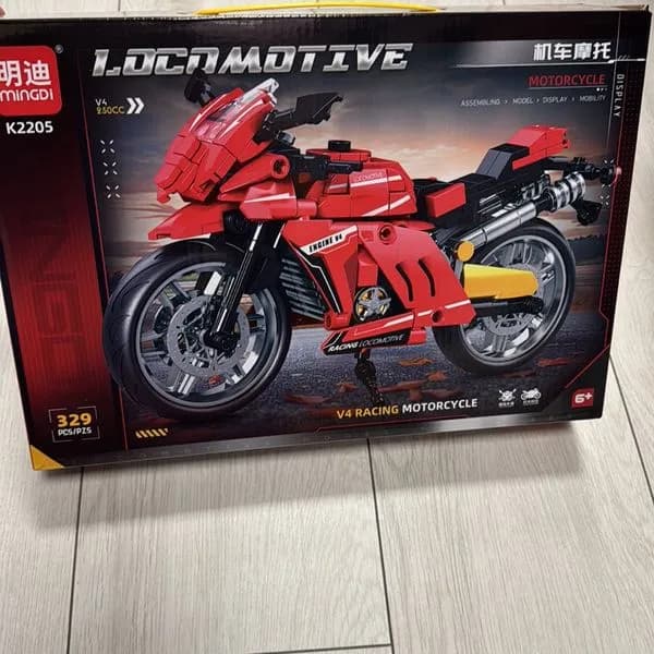 Zabawki Klocki Motocycle
