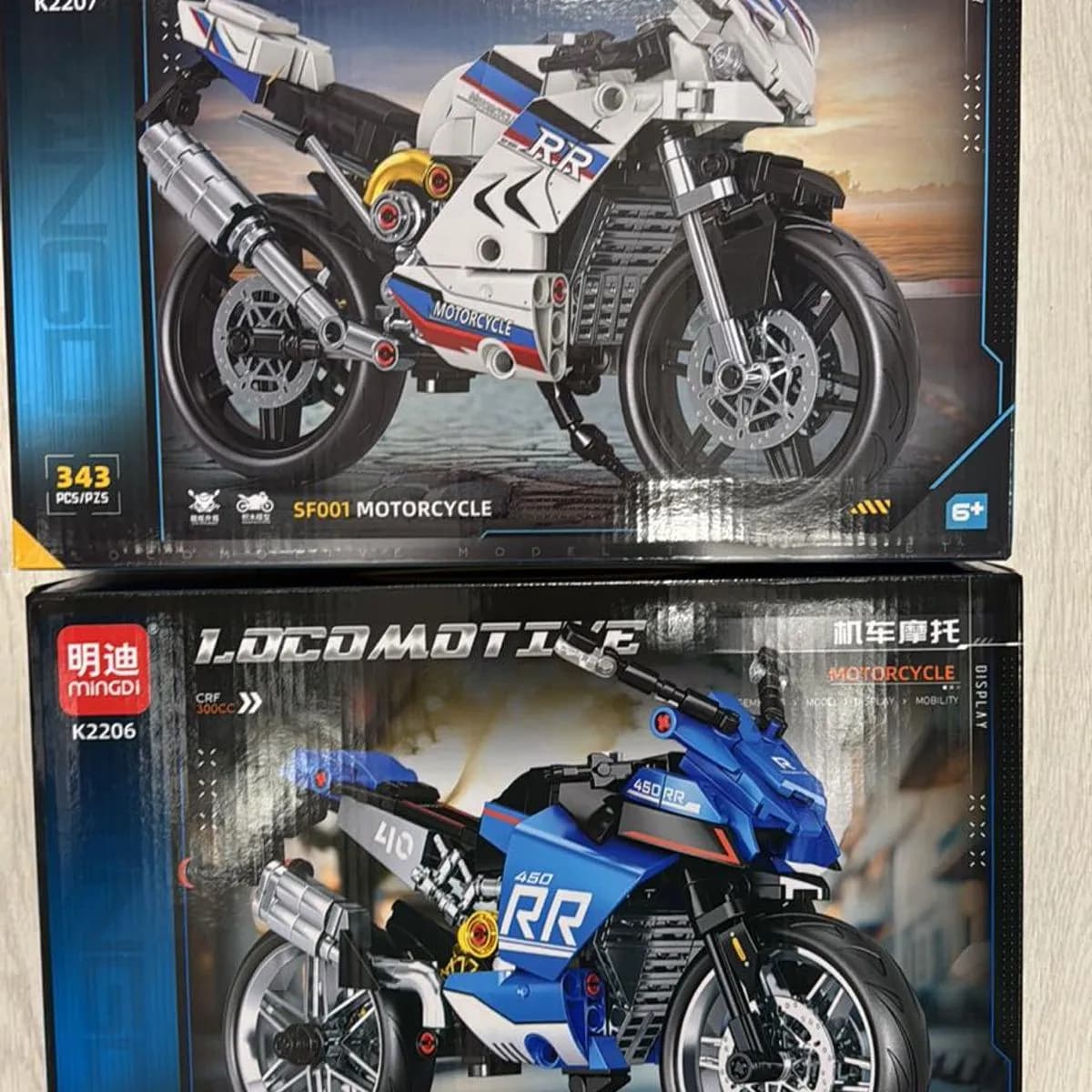 Zabawki Klocki Motocycle