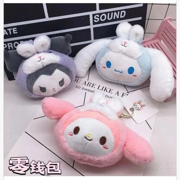 Maskotka Brelok Pluszowy My Melody & Kuromi Mix Wzorów 12szt