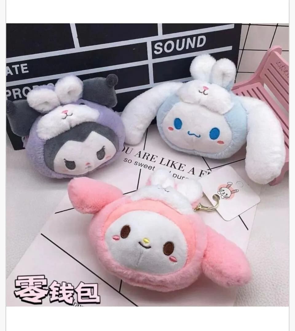 Maskotka Brelok Pluszowy My Melody & Kuromi Mix Wzorów 12szt