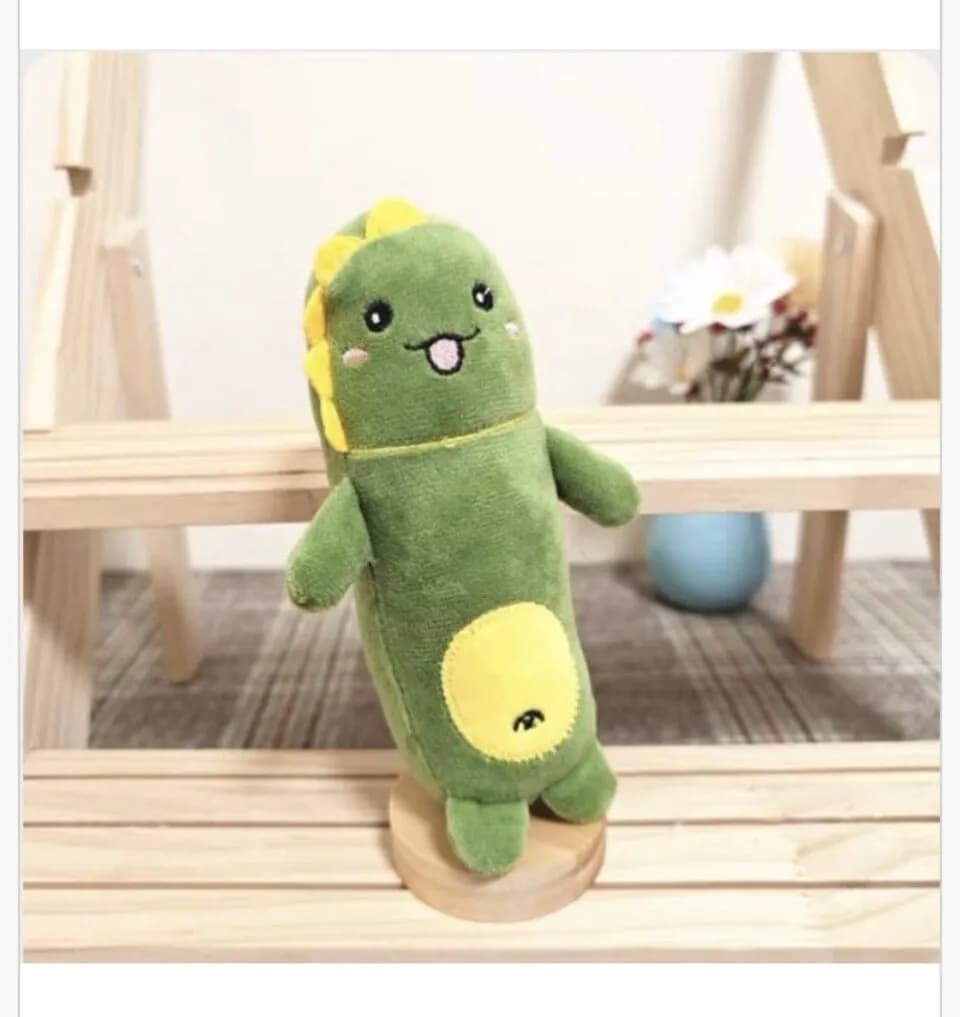 Maskotka Brelok Dinozaur Zielony Pluszowy