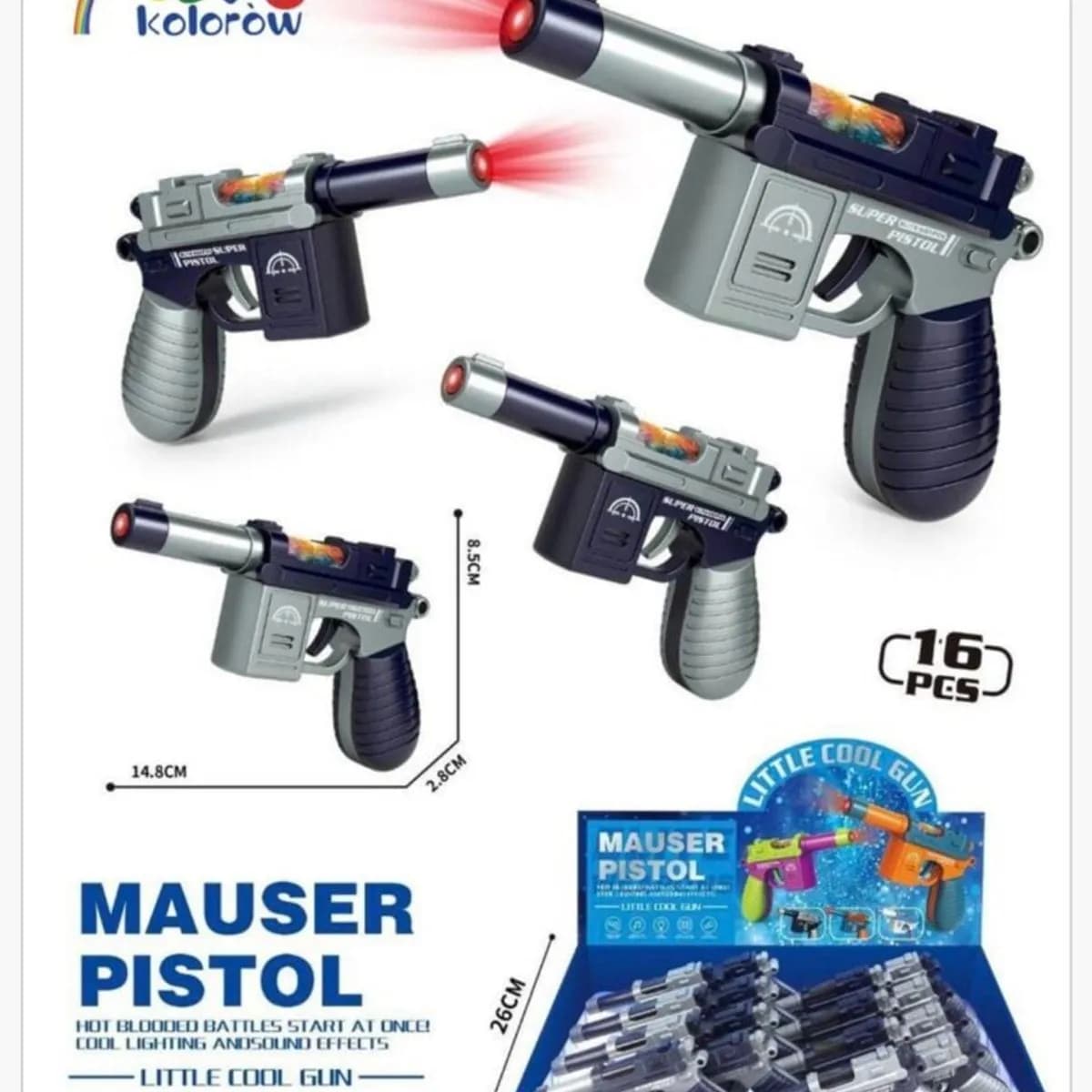 Pistolety Zabawkowy Mauser Pistol