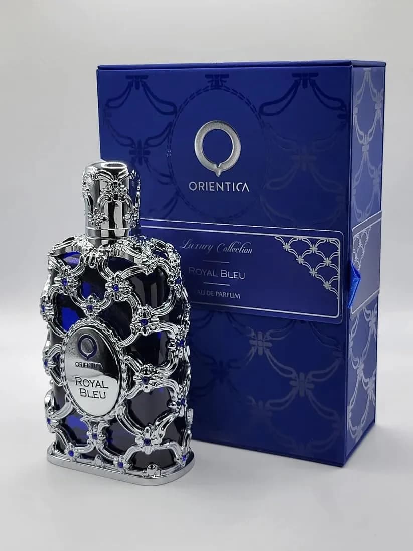 Perfumy Orientica Royal Blue 100ml Luxury Collection, ozdobny flakon