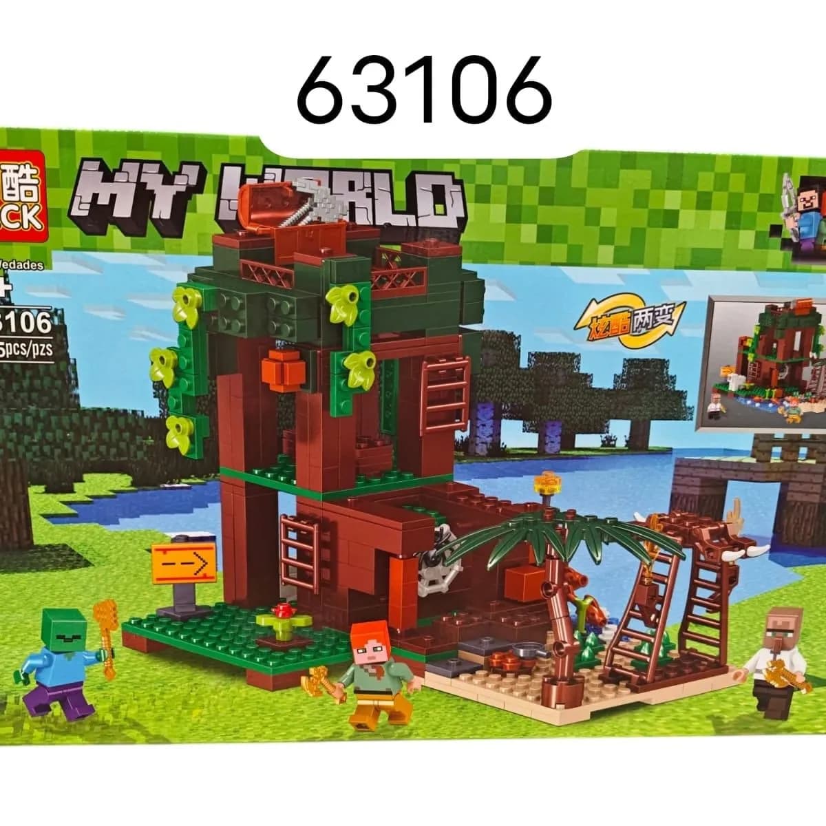 Klocki My World 465PCS PRCK 63106 Domek na Drzewie