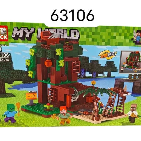 Klocki My World 465PCS PRCK 63106 Domek na Drzewie