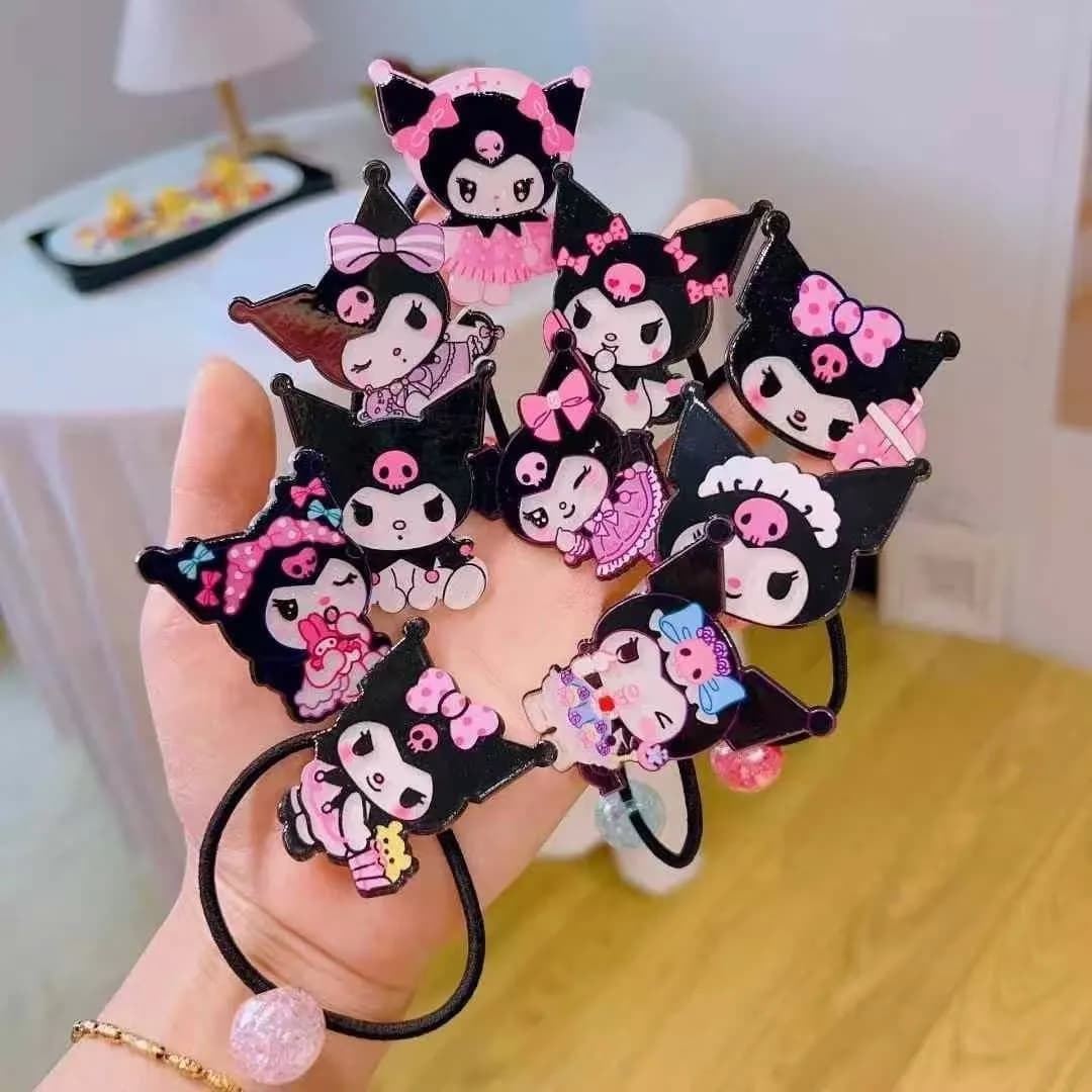 Spinki do Włosów Kuromi - Zestaw Akcesoriów 24 szt.