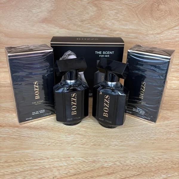 Zestaw Perfume BOZZS 2x50ml The Scent For Her Czarny Flakon