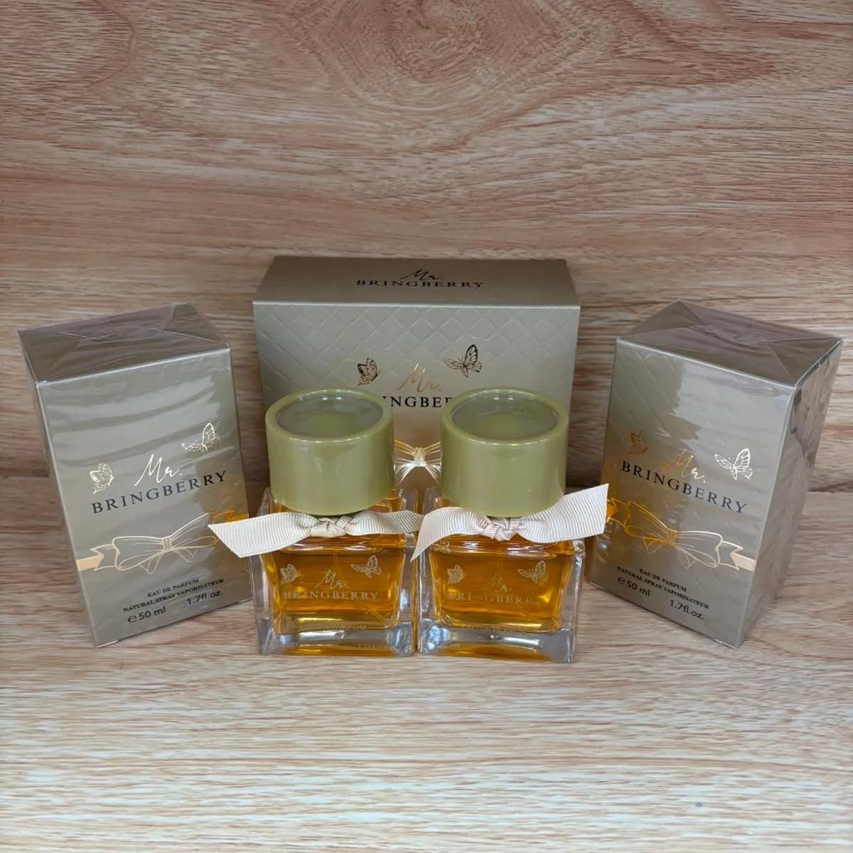 Zestaw Perfum Mr. Bringberry 2x50ml Eau de Parfum ze Złotą Kokardką
