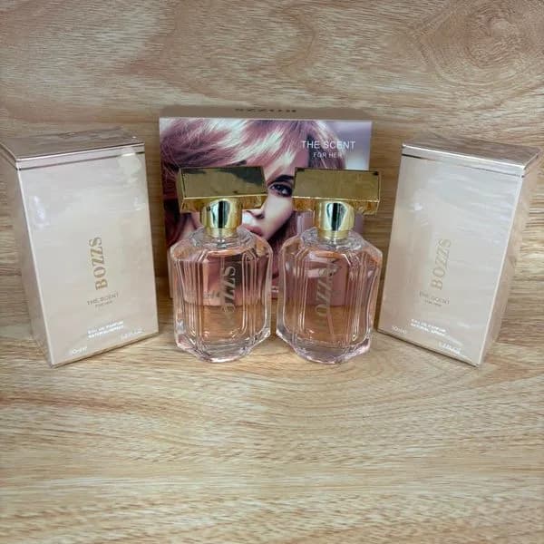 Zestaw Perfum BOZZS The Scent For Her 2x50ml EDP Złoty Korek