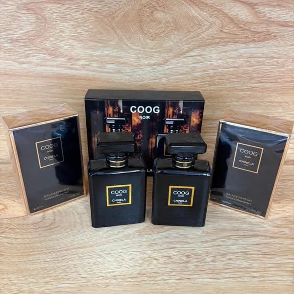 Zestaw Perfum COOG Noir Chinela 2x50ml Czarny Flakon EDP