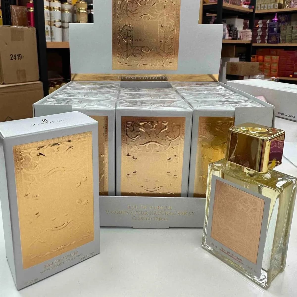 Perfumy Arabskie 30ml Mystical Classic Collection Złote Zdobienie