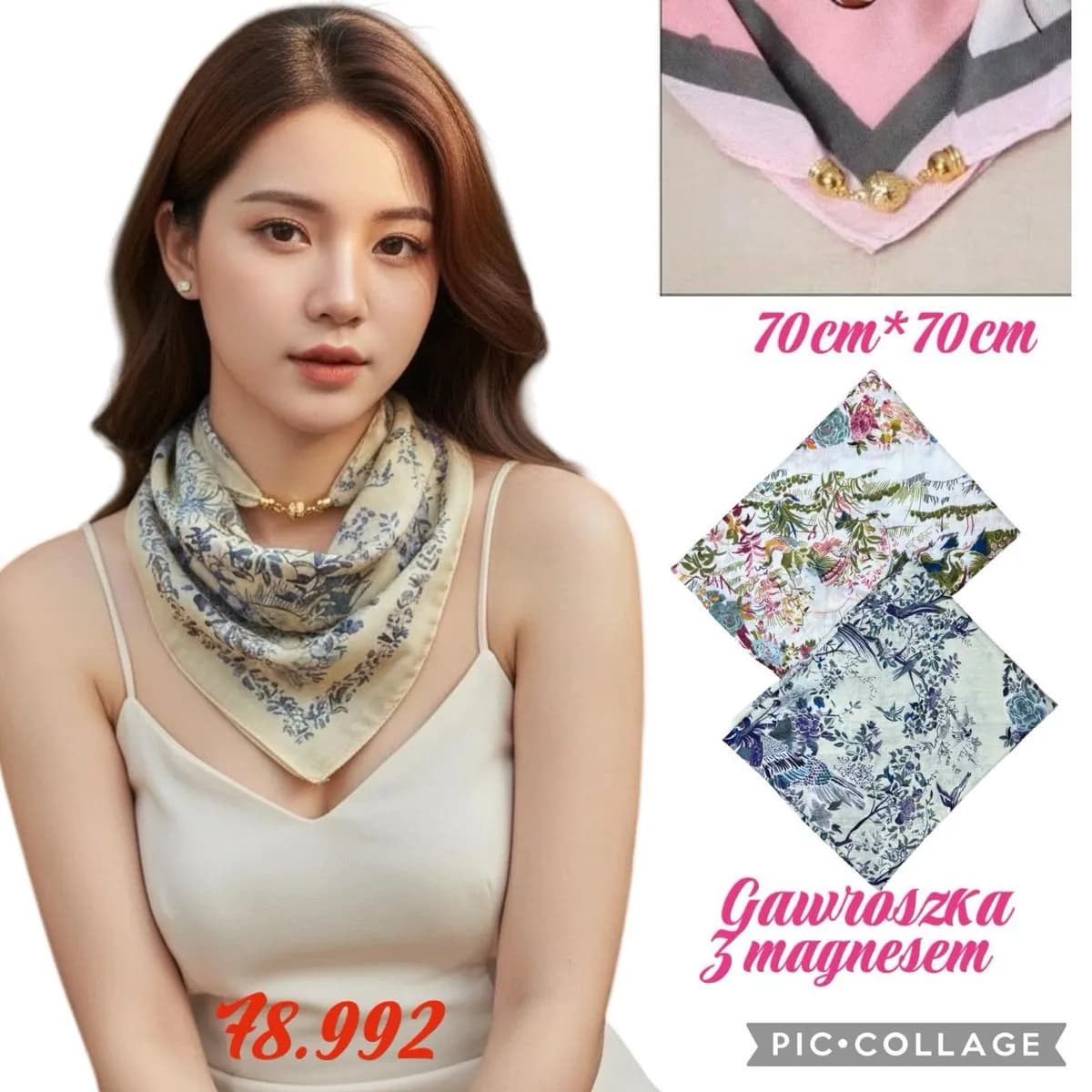 Chusta Damska z Magnesem