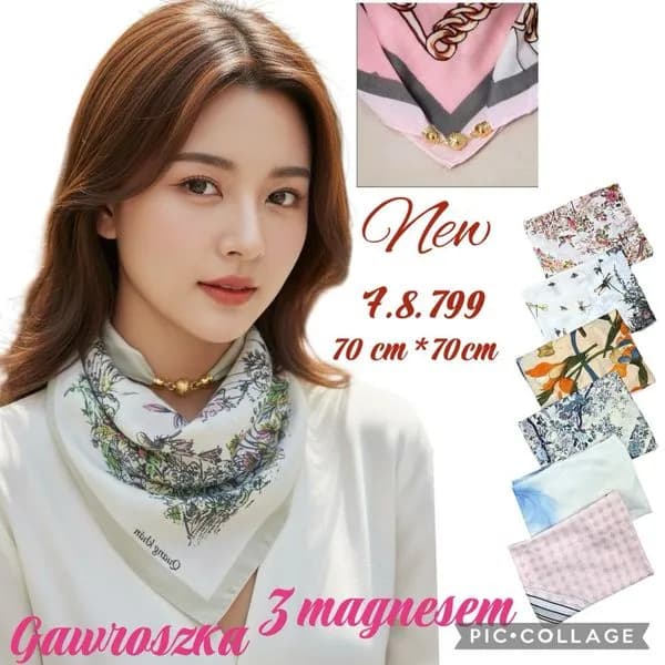 Chusta Damska z Magnesem