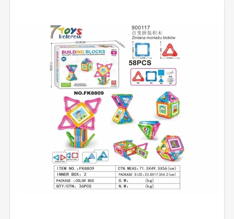 Klocki Magnetic Building Blocks