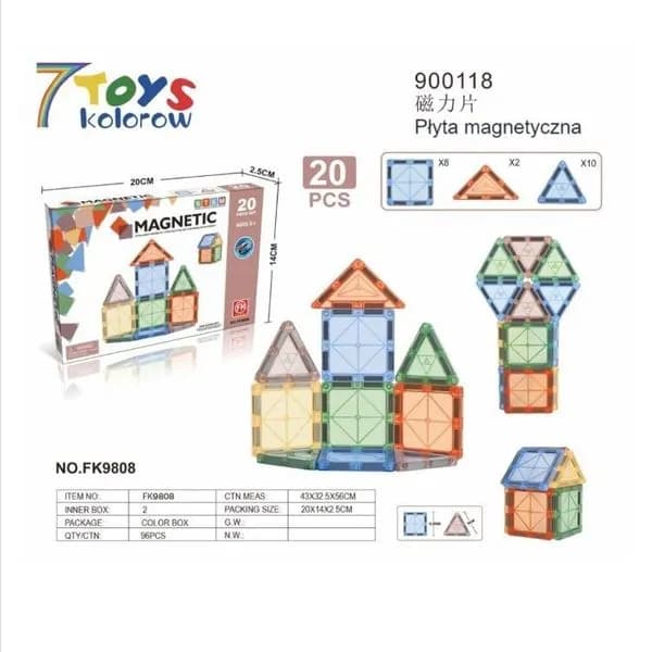Klocki Magnetic Building Blocks