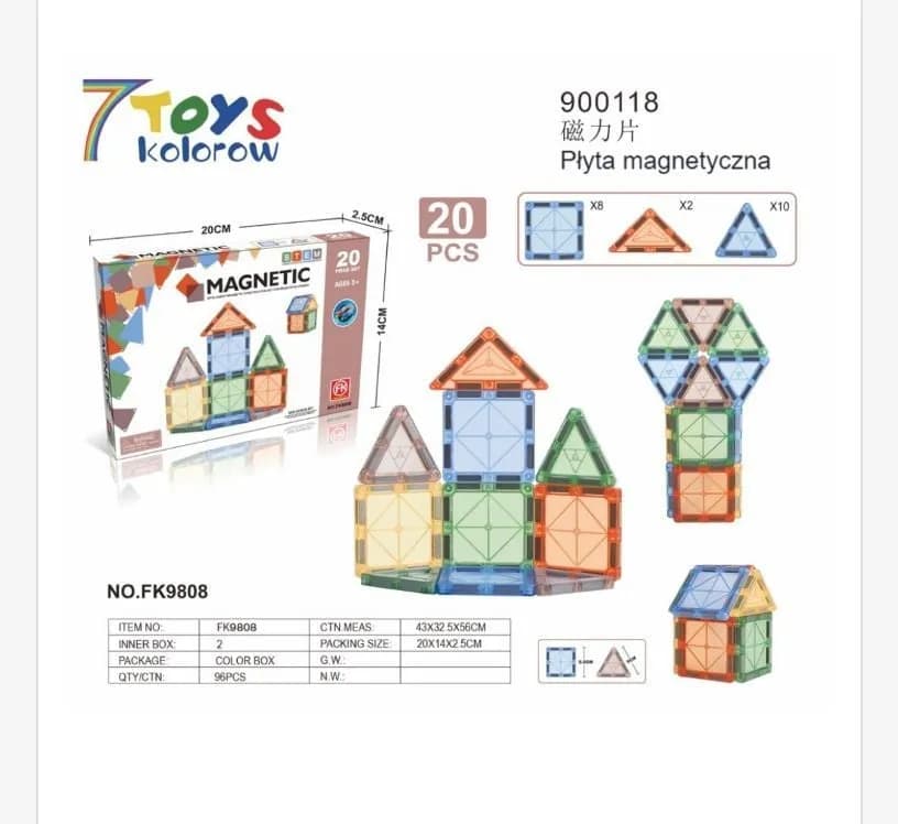 Klocki Magnetic Building Blocks