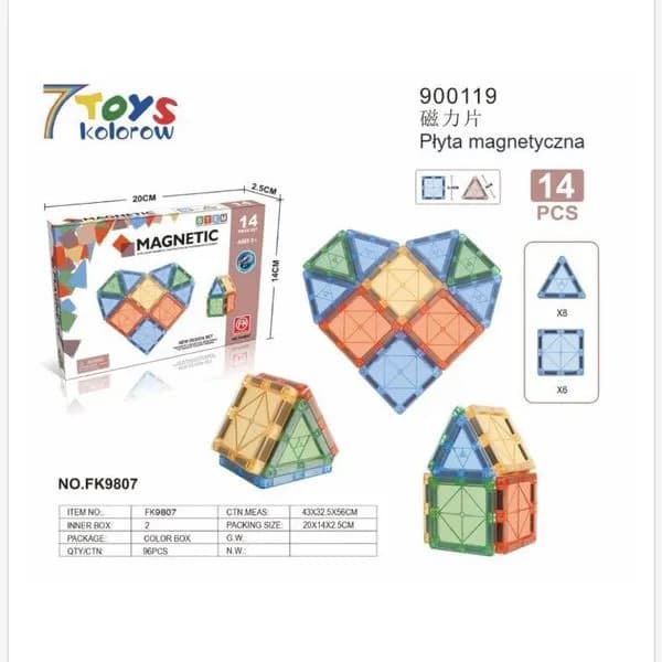 Klocki Magnetic Building Blocks