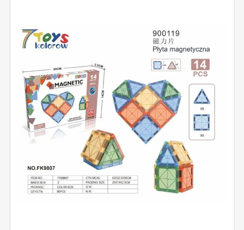 Klocki Magnetic Building Blocks