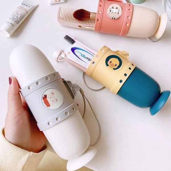 Podróżny Pojemnik na Szczoteczki & Pastę do Zębów