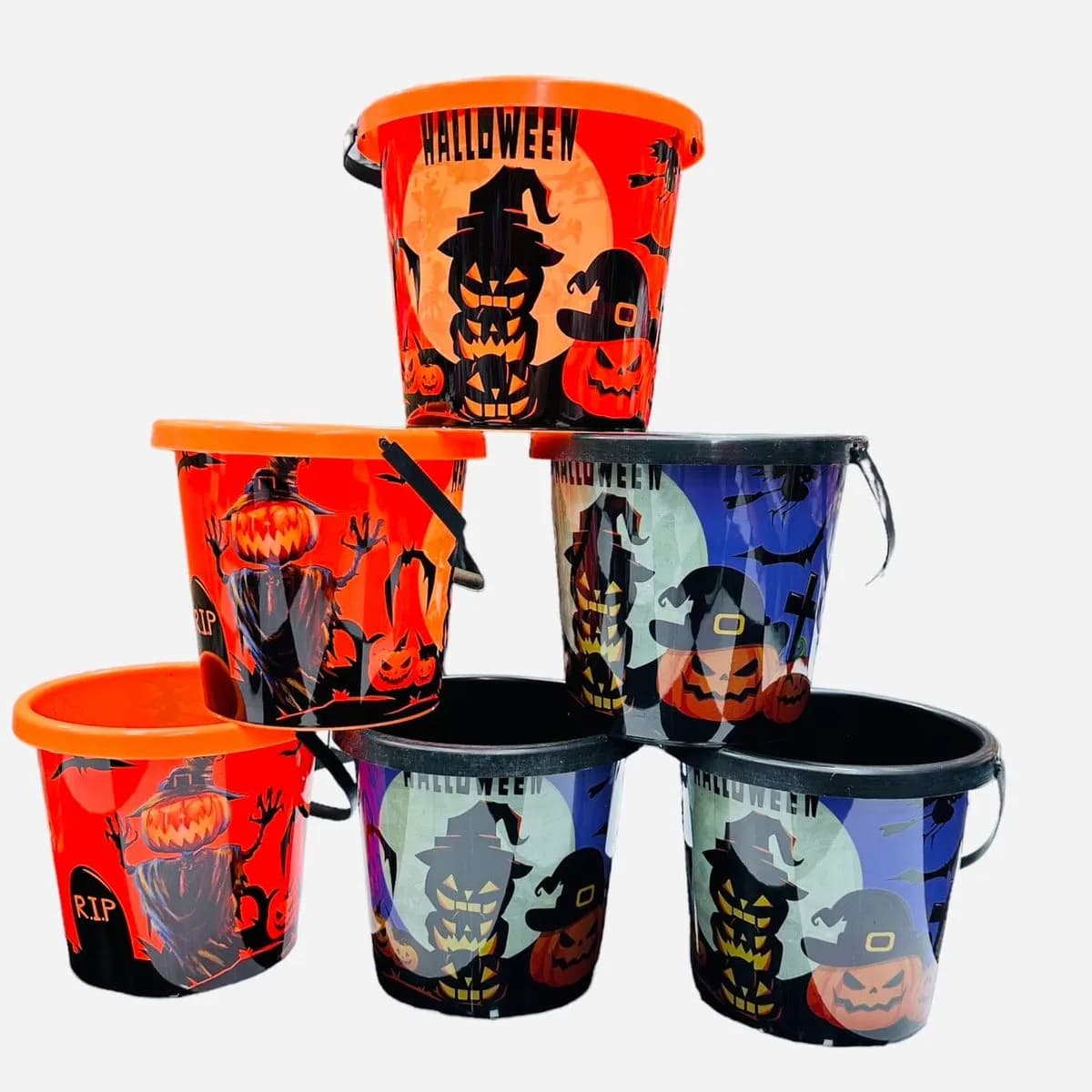 Wiaderko Pojemnik na Słodycze Cukier Halloween