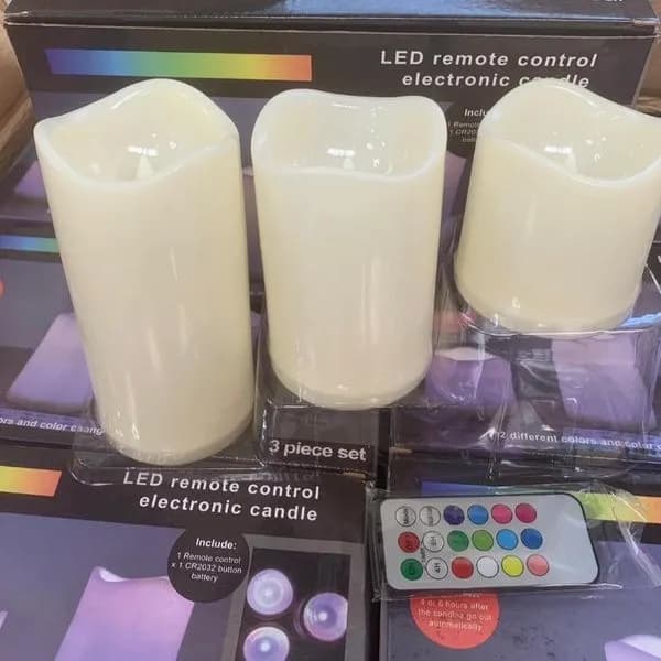 Zestaw Świeca LED 3PCS