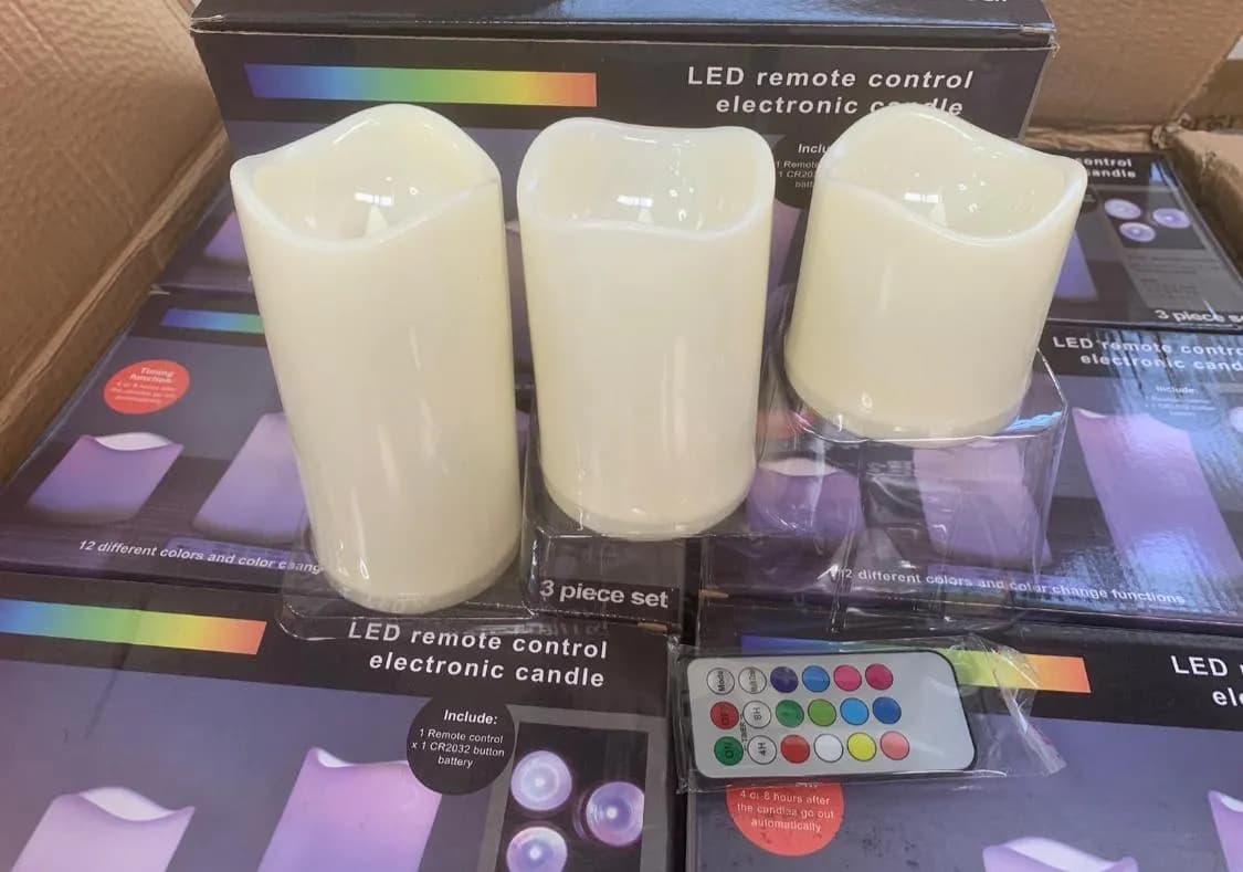 Zestaw Świeca LED 3PCS