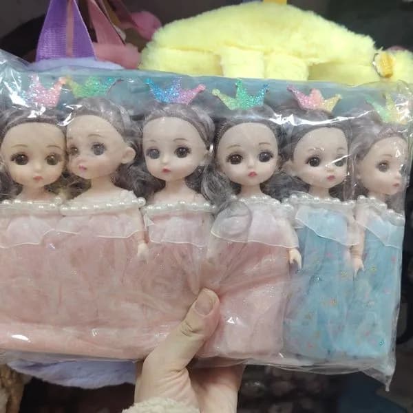 Brelok do Kluczy Lalka Miniaturowa 6 szt